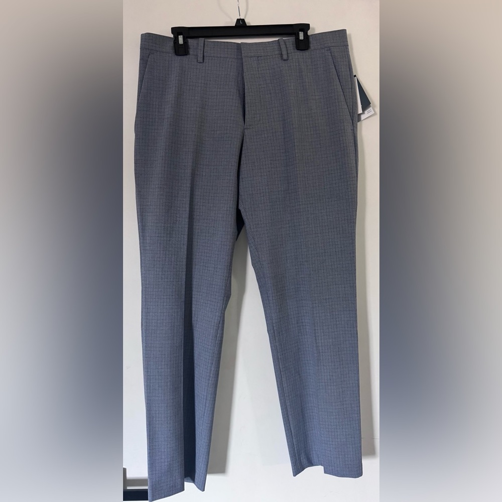 Perry Ellis Blue Slim Fit Trousers